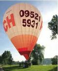 Haeißluftballon-Landung am Ebinger Campingplatz